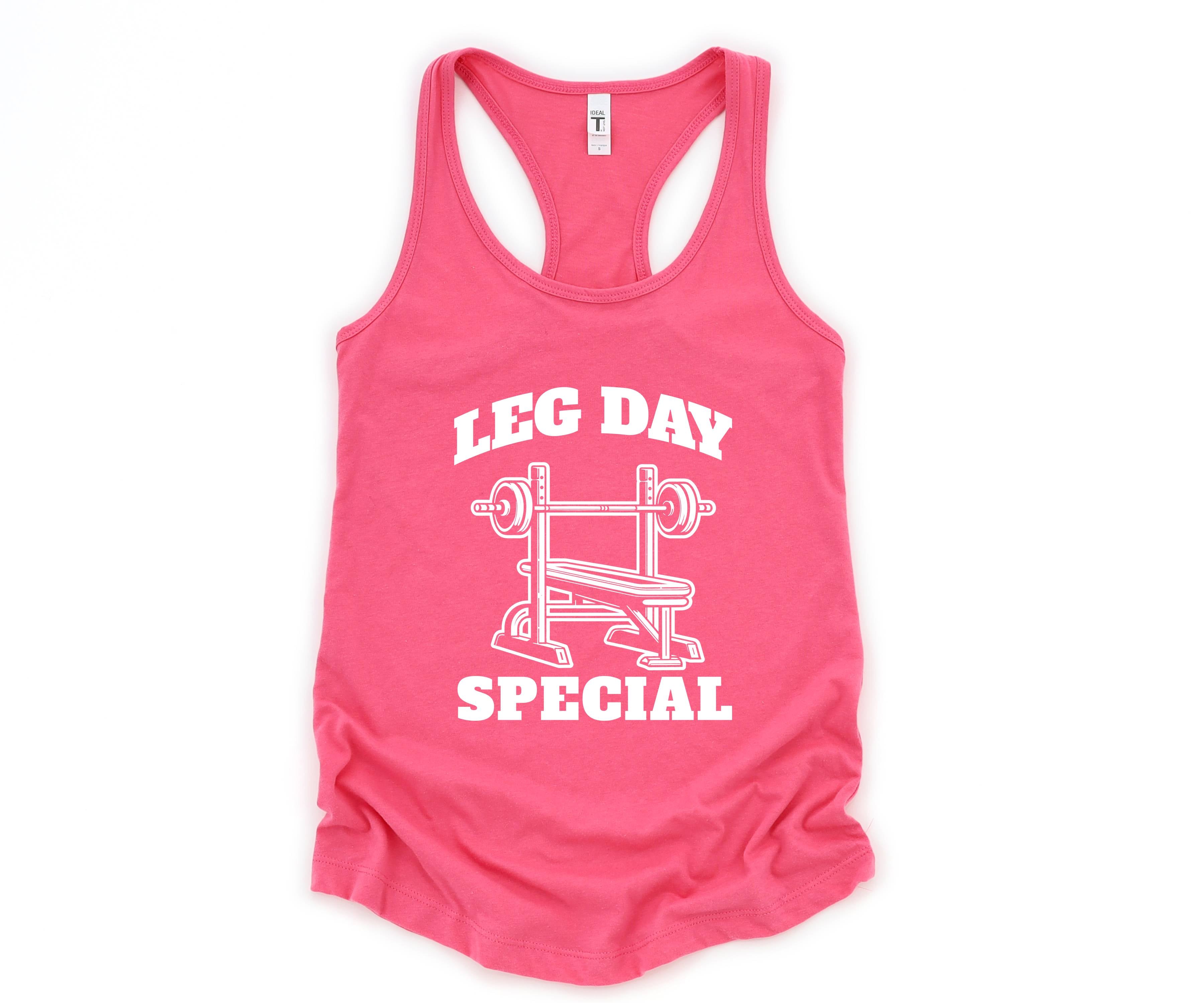 Leg Day Special Tank Top, Funny Gym Shirts, Gym Rat Tank Top, Fitness Tank Top, Womens Workout Gym Tank Top Sleeveles