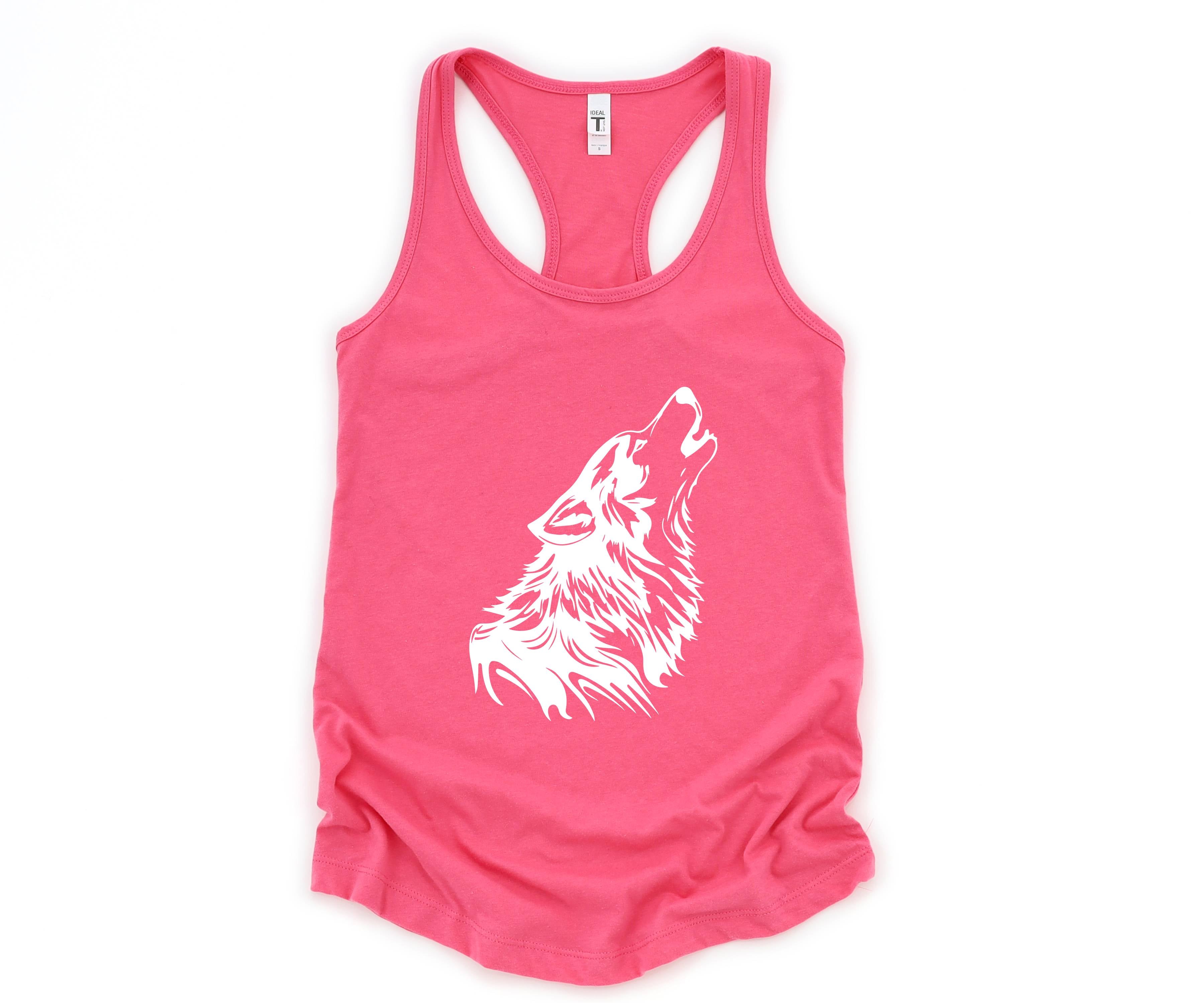 Wolf Tank Top, Howling Wolf Tank Top , Wolves Tank Top, Animal Tank Top, Camp Tank Top, Girls Tank Top, Gift for Mom