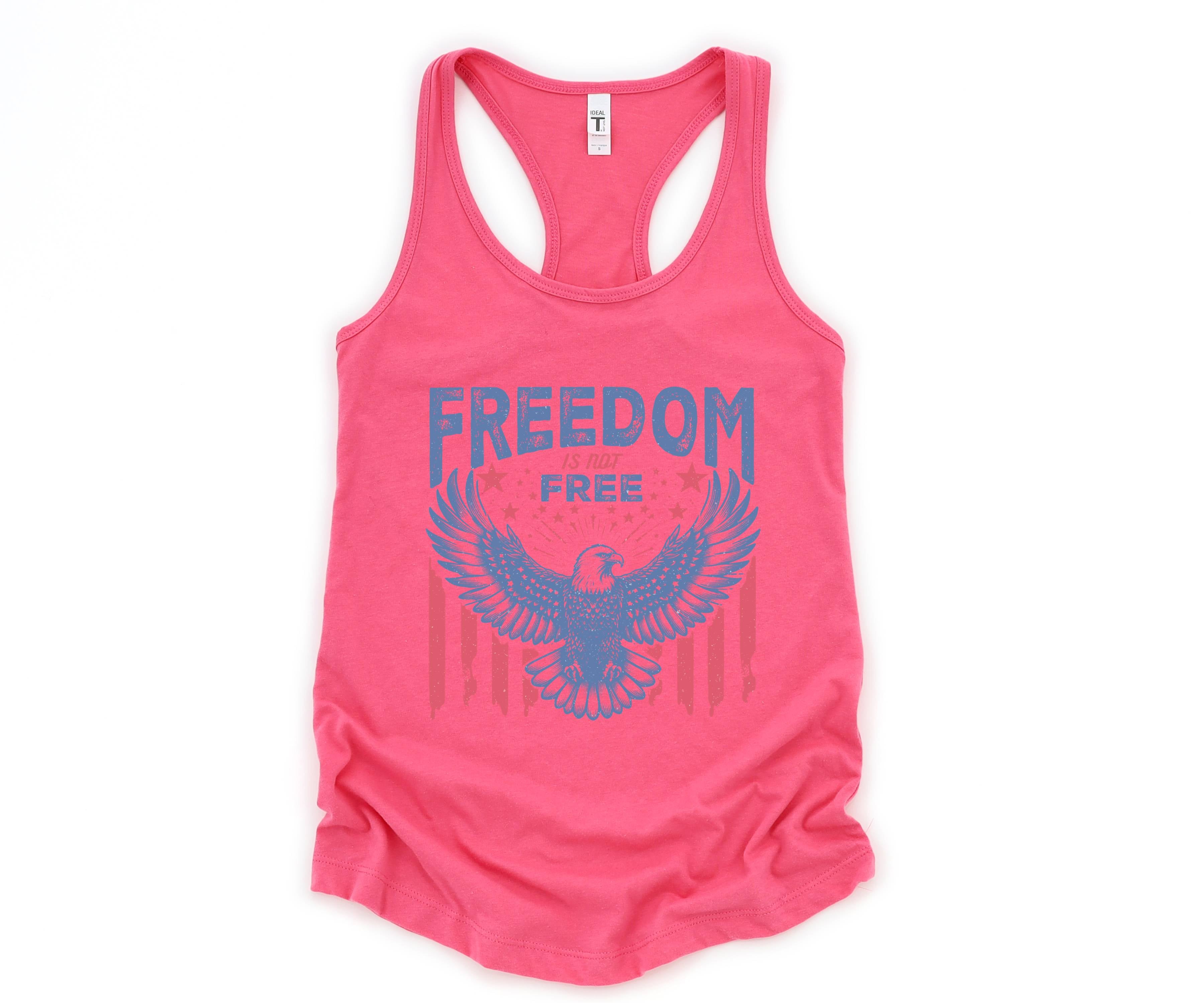 Freedom Is Not Free Tank Top, July 4th Tank Top, USA Tank Top, Fourth Of July Outfit, Patriotic Top, Independence Day, 4th Of July Tank Top