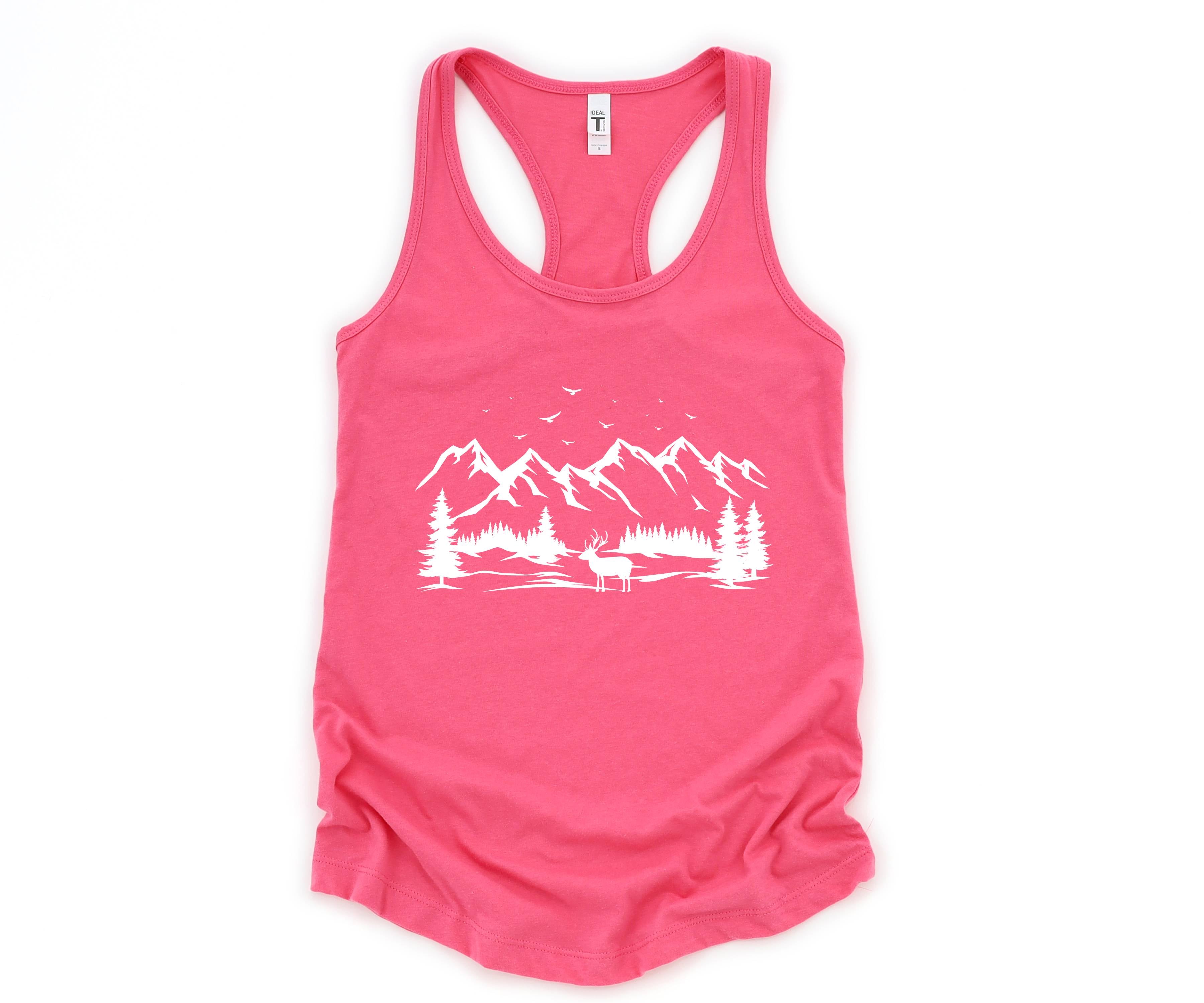 Deer Mountain,Tank Top,Hiking Tank Top,Deer Tank Top,Hippie Tank Top,Mountain Tank Top,Boho Tank Top,Camping Tank Top,Yoga Tank Top,Custom Tank Top,Exercise Tank Top,Camp Tank Top,Mountain Camp Tank