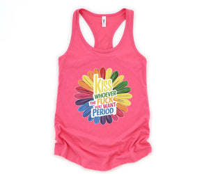 LGBTQ Pride Tank Top, Rainbow Colors Pride Tank, Equality Tank, Colorful LGBT Couple Tank, LGBTQ Support Tank, Unisex Tank Top