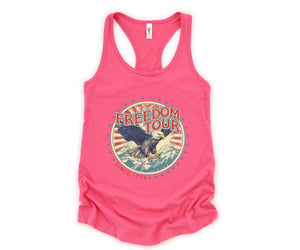 Freedom Tour Tank Top, Bald Eagle Shirt, July 4th Tank Top, USA Tank Top, Independence Day, 4th Of July Tank Top, Fourth Of July Outfit