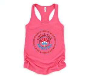 Chill The Fourth Out Tank, Funny 4th of July Tank, Retro 4th of July Tank, Independence Day Tank, American Popsicle Tank