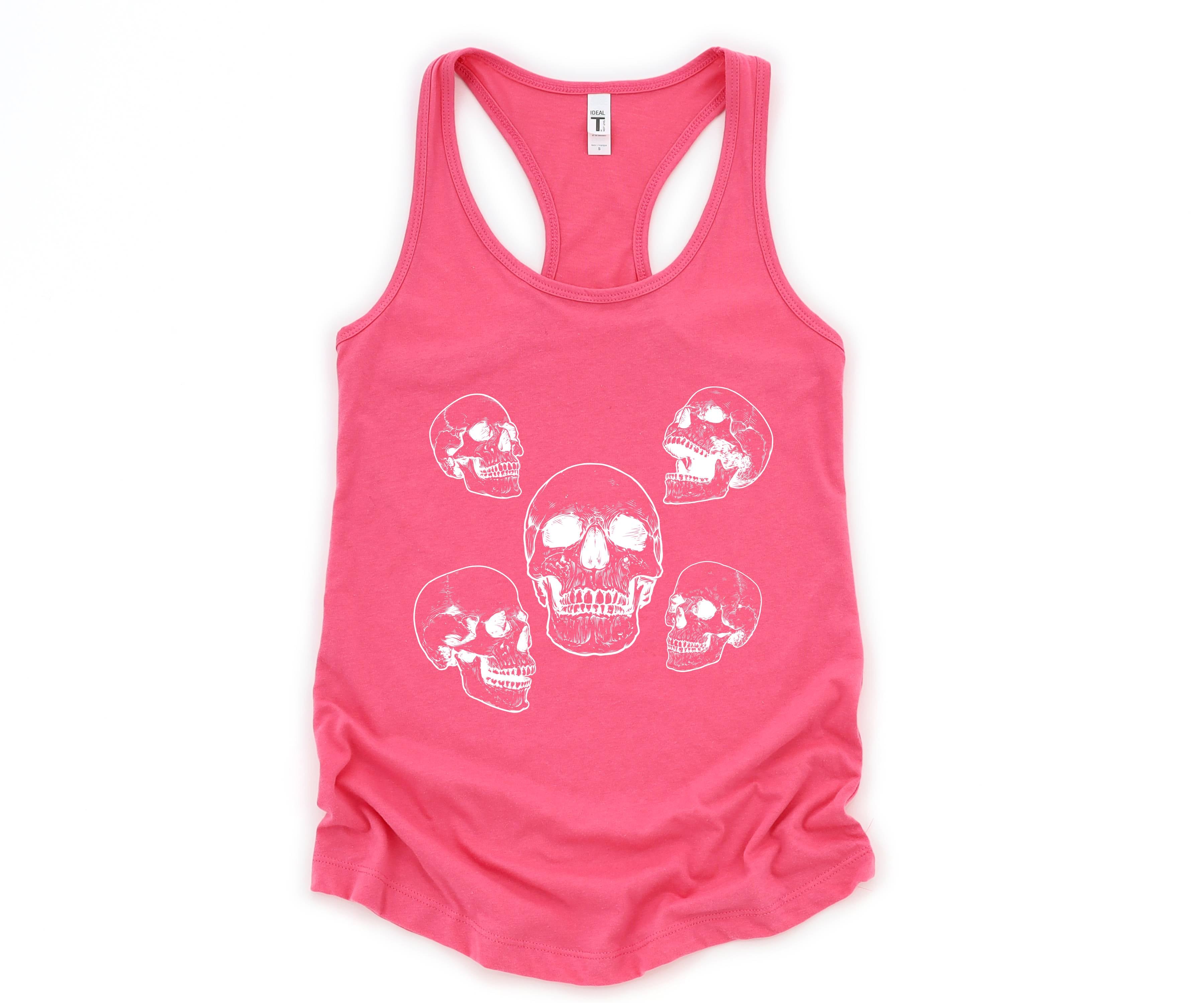 Skull Tank Top, Vintage Skull Tank Top, Skeleton Tank Top, Vintage Tank Top, Skulls Tank Top, Hippie Tank Top, Halloween Tank Top