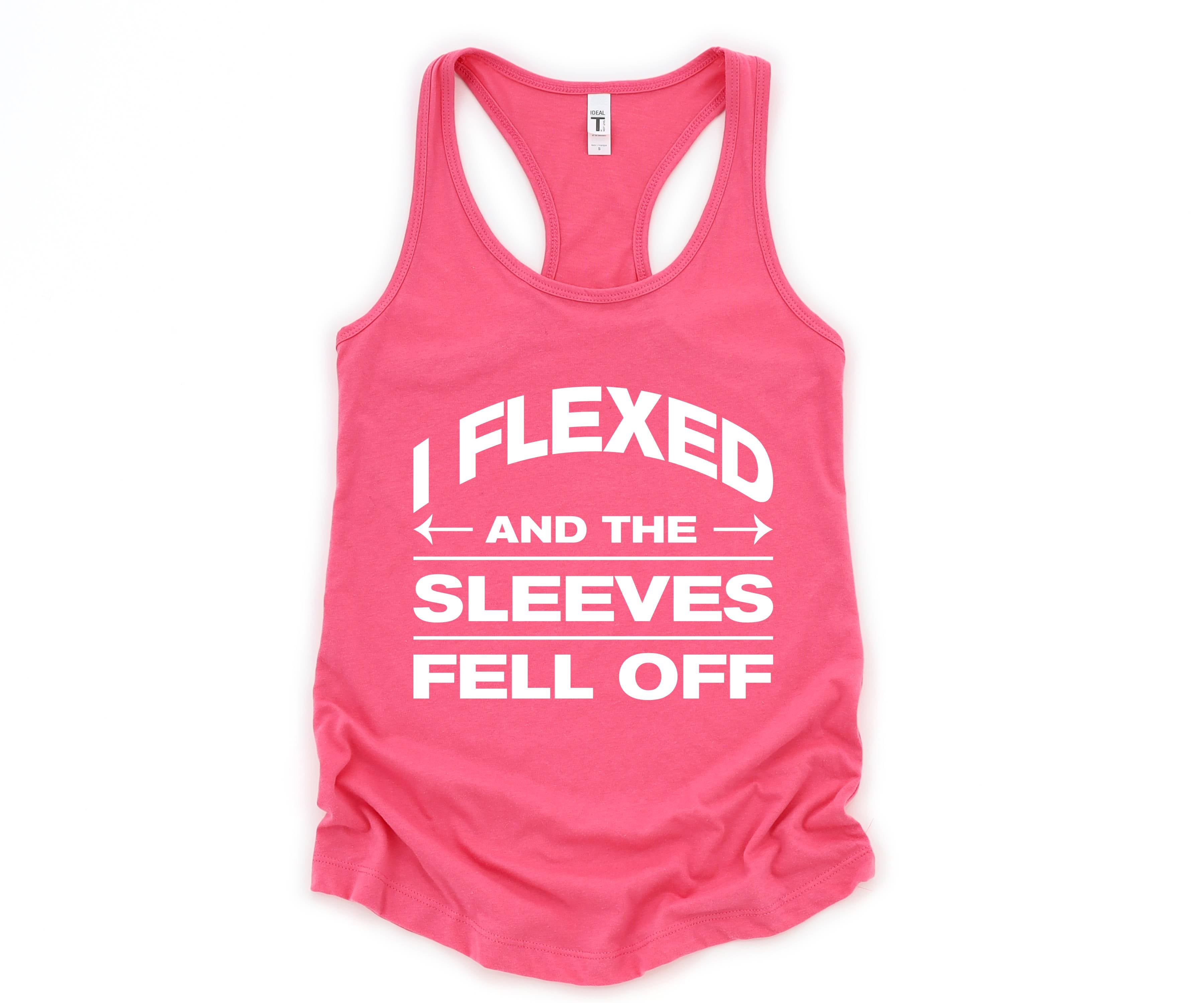 I Flexed And The Sleeves Fell Off Tank Top, Gym Tank Top, Workout Tank Top, Train Tank Top, Fitness Tank Top, Training Tank Top