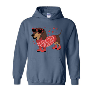 Dog Valentine Sweatshirt, Valentine Dog Hoodie, Dog Sweatshirt, Pet Lover Gift, Valentines Day Hoodie, Gift for Dog Mom