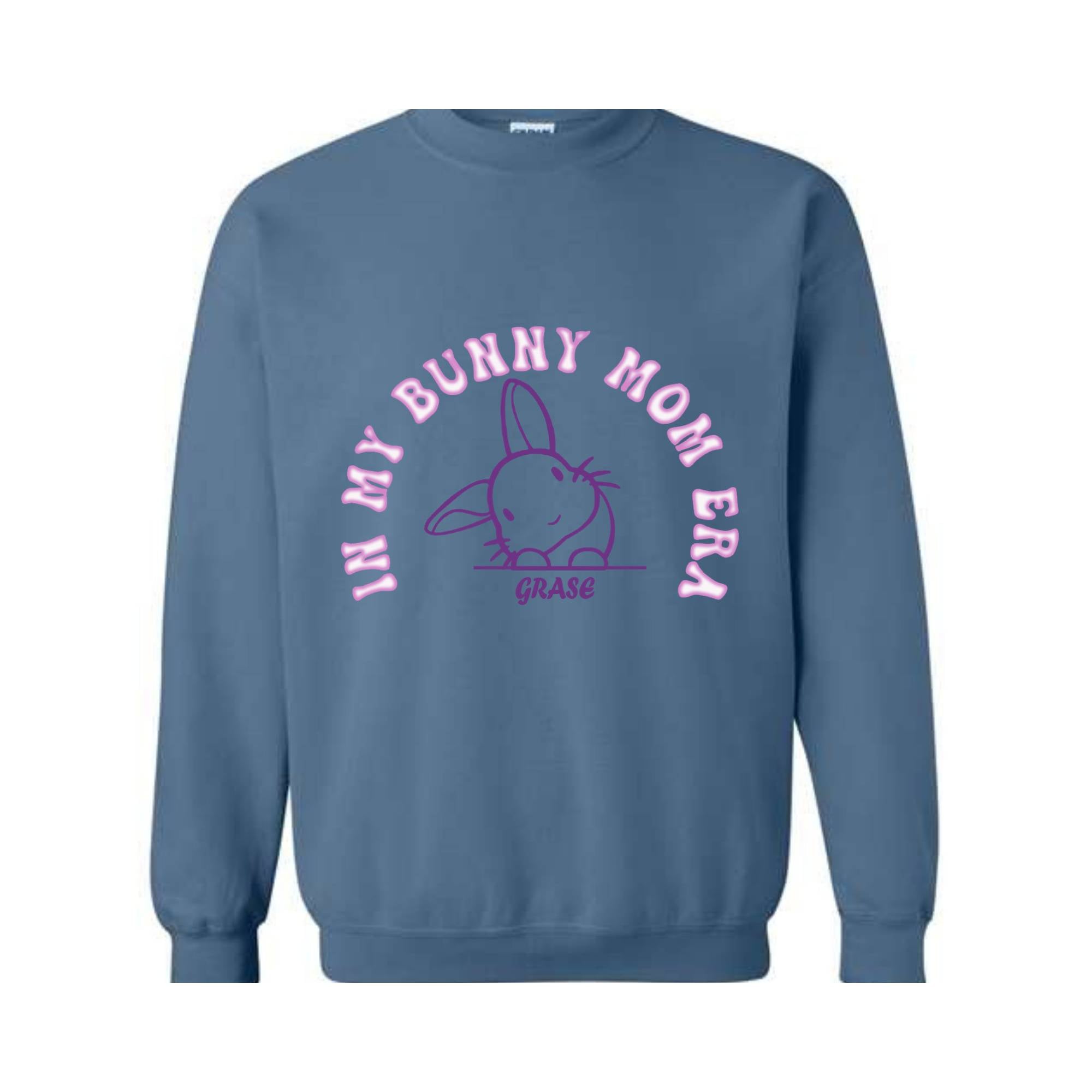 ın my bunny mom Era sweatshirt, custom Easter day sweatshirt, custom name bunny sweatshirt, Mommy Bunny Hoodie