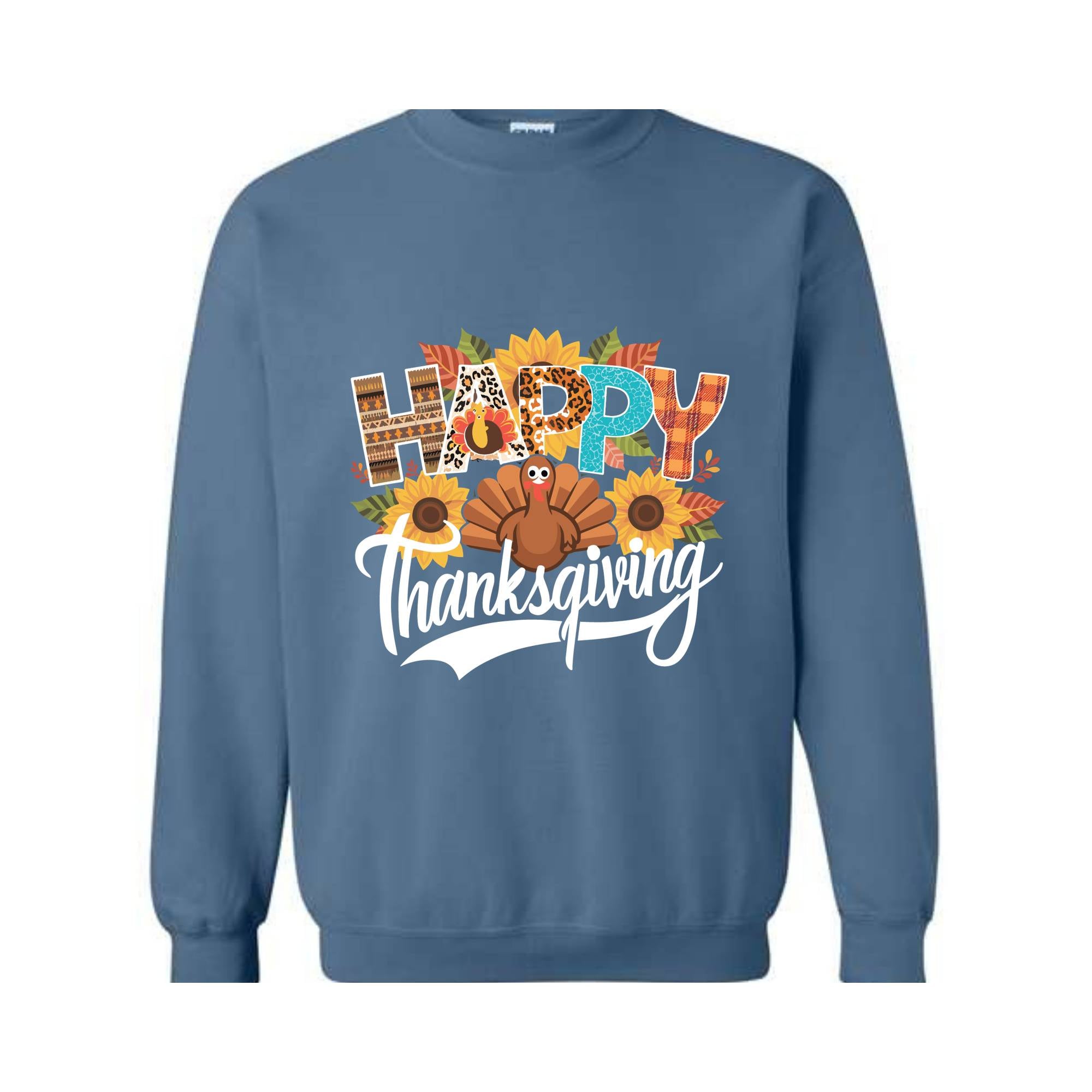 Happy Thanksgiving Shirt, Happy Thanksgiving Turkey Shirt, Pumpkin Season Shirt, Thanksgiving Sweatshirt, Thanksgiving Pumpkin Sweatshirt