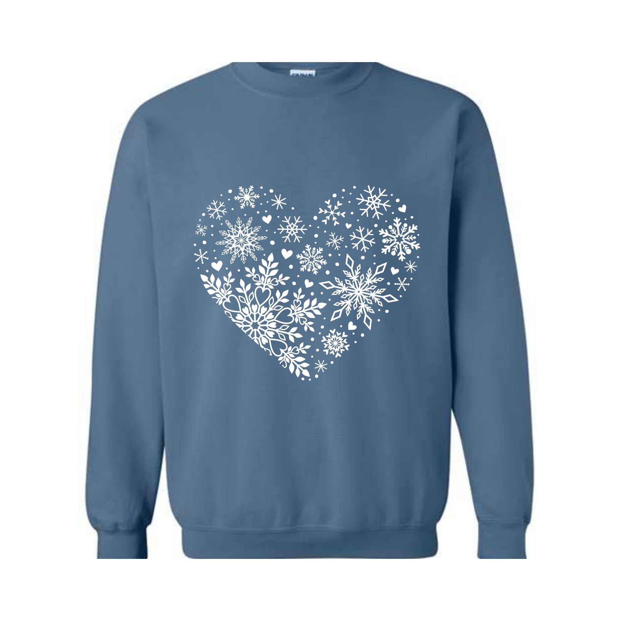 Snowflake Sweatshirt, Christmas Sweatshirt, Women Holiday Shirt, Snow Flake Sweater, Snow Sweatshirt, Christmas Gift Shirt, Winter Shirt