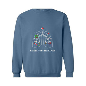 Respiratory Therapist Christmas Sweatshirt, RT Chrismas, RT Gift, RT Christmas Outfit, Pulmonologist Sweatshirt, Pulmonologist Gift