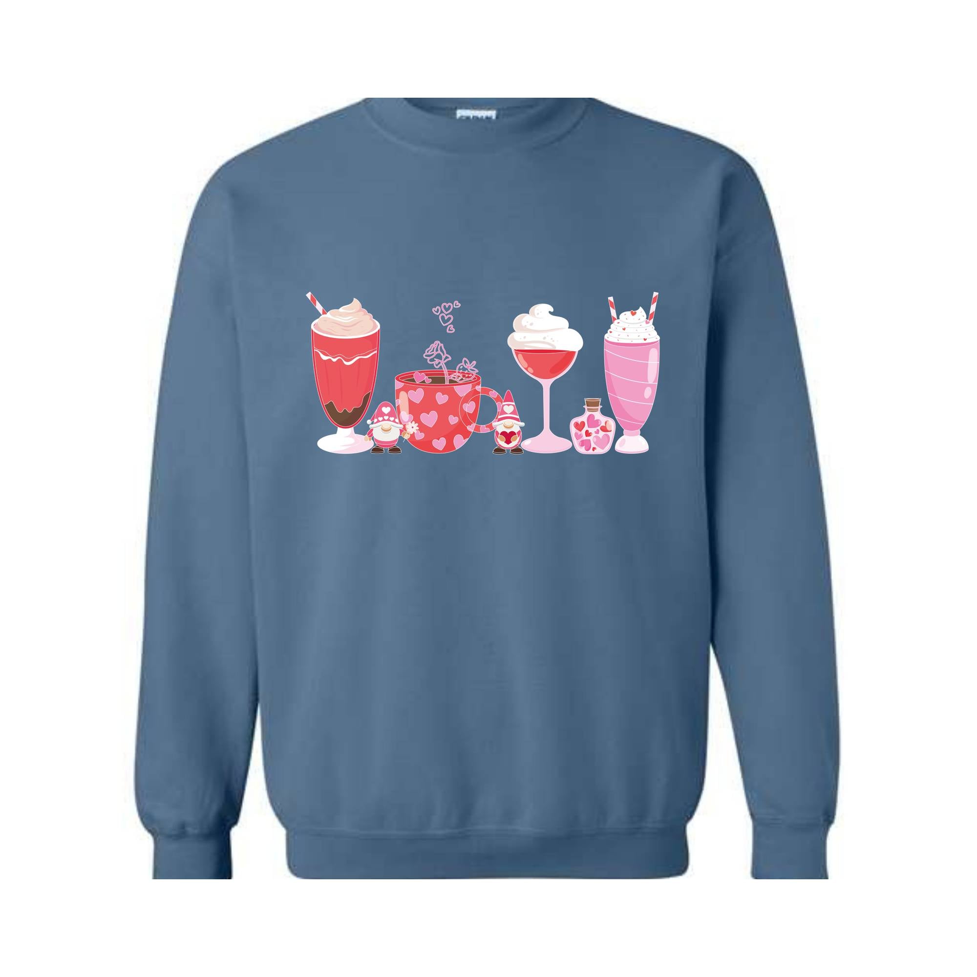 Valentines Coffee Sweatshirt, Valentines Day Sweatshirt, Valentine's Gift, Love and Coffee Sweatshirt, Valentines Sweater