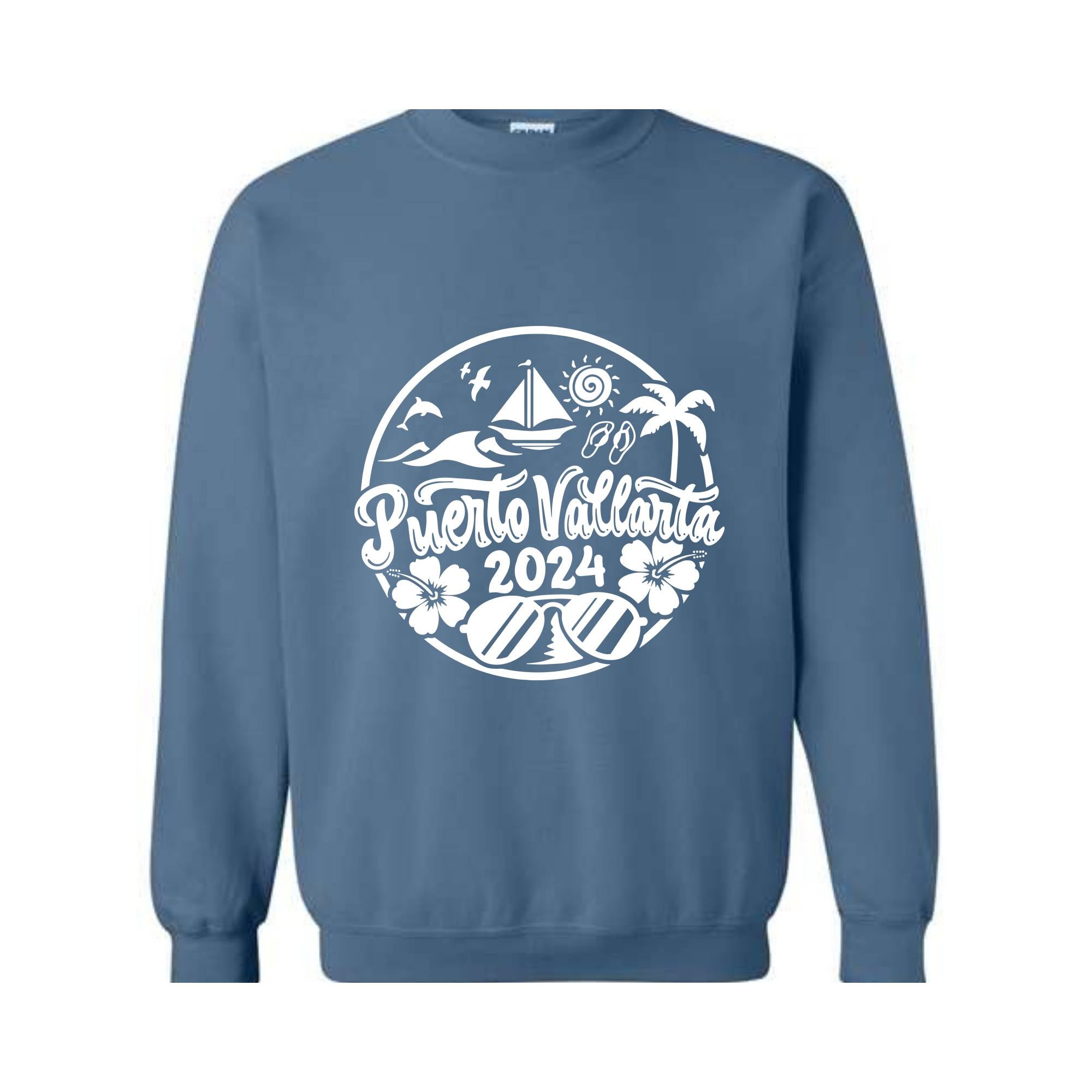 Puerto Vallarta 2024 Sweatshirt , Puerto Vallarta Lover Sweatshirt, Puerto Vallarta Fan, Puerto Vallarta Beach Sweatshirt, Holiday Sweatshirt, Summer Beach