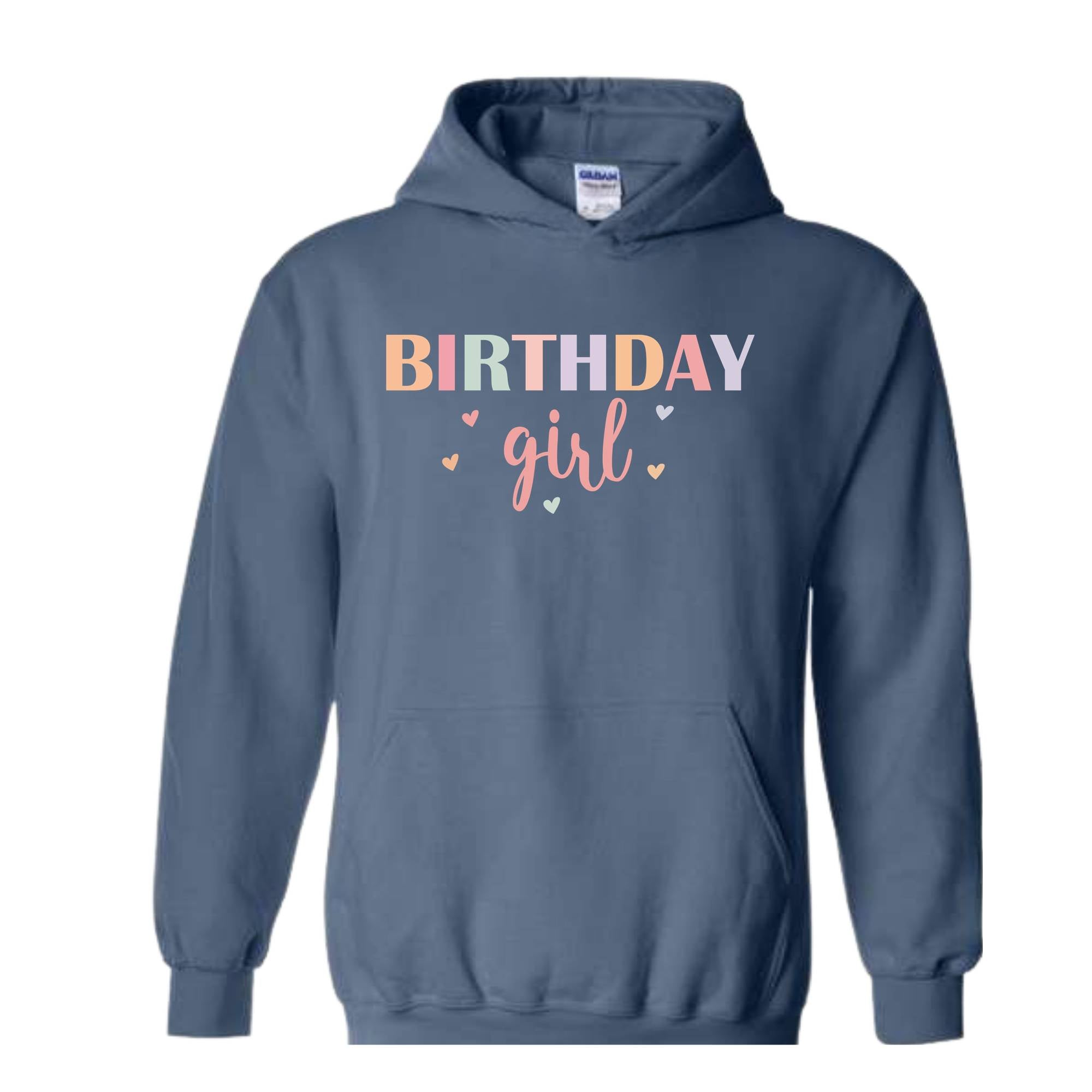 Birthday Girl Sweatshirt, Cute Birthday Girl Hoodie, Birthday Gift, Gift for Birthday Girl, Birthday Hoodie, Birthday Party Hoodie