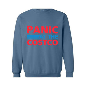 Panic At The Costco Sweatshirt, Retro Costco , Costco Lovers, Funny Costco , Washed , Costco Gifts