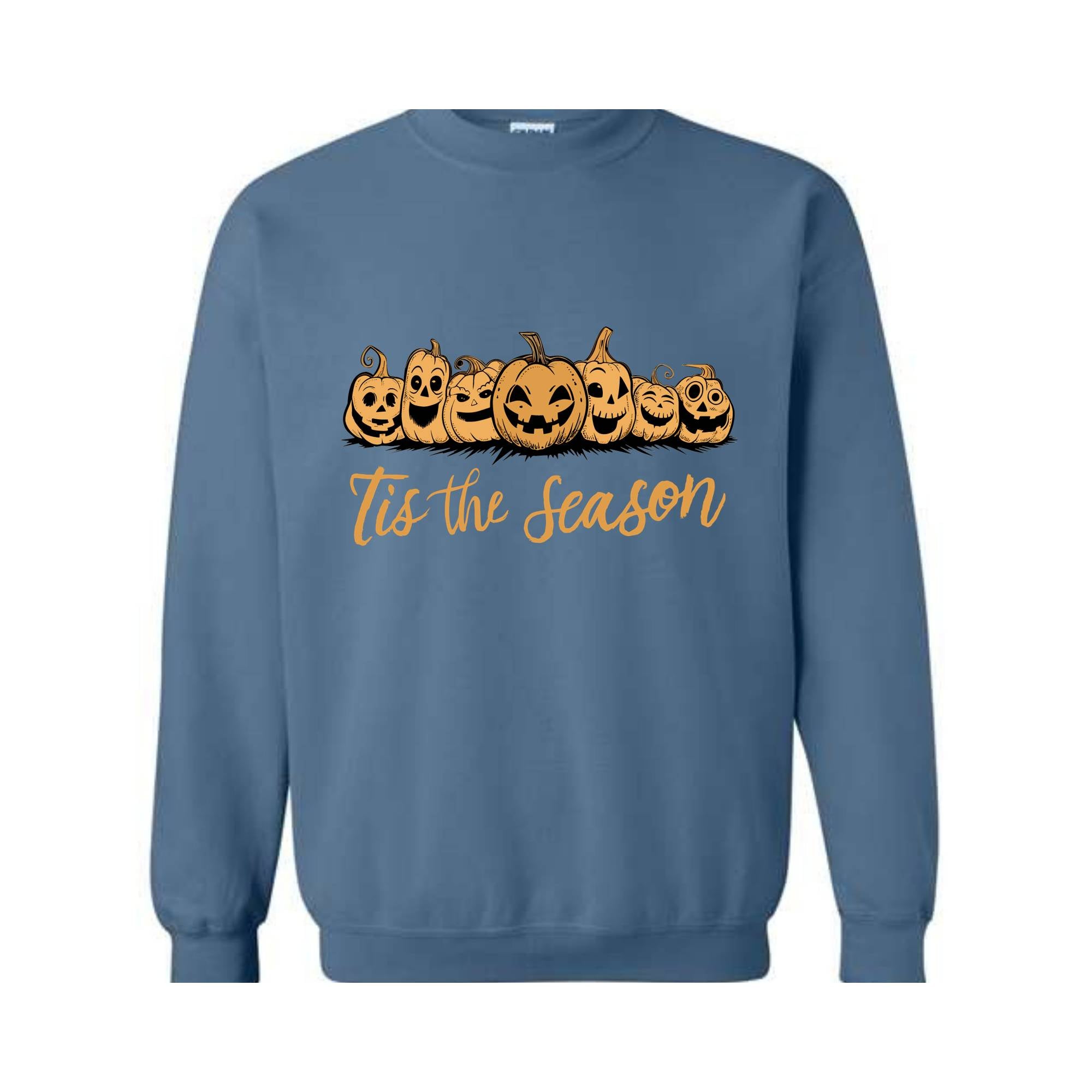 Tis The Season Halloween Sweatshirt,Halloween Sweatshirt,Spooky Season,Coffee Shirt, Halloween Gift, Halloween Fall