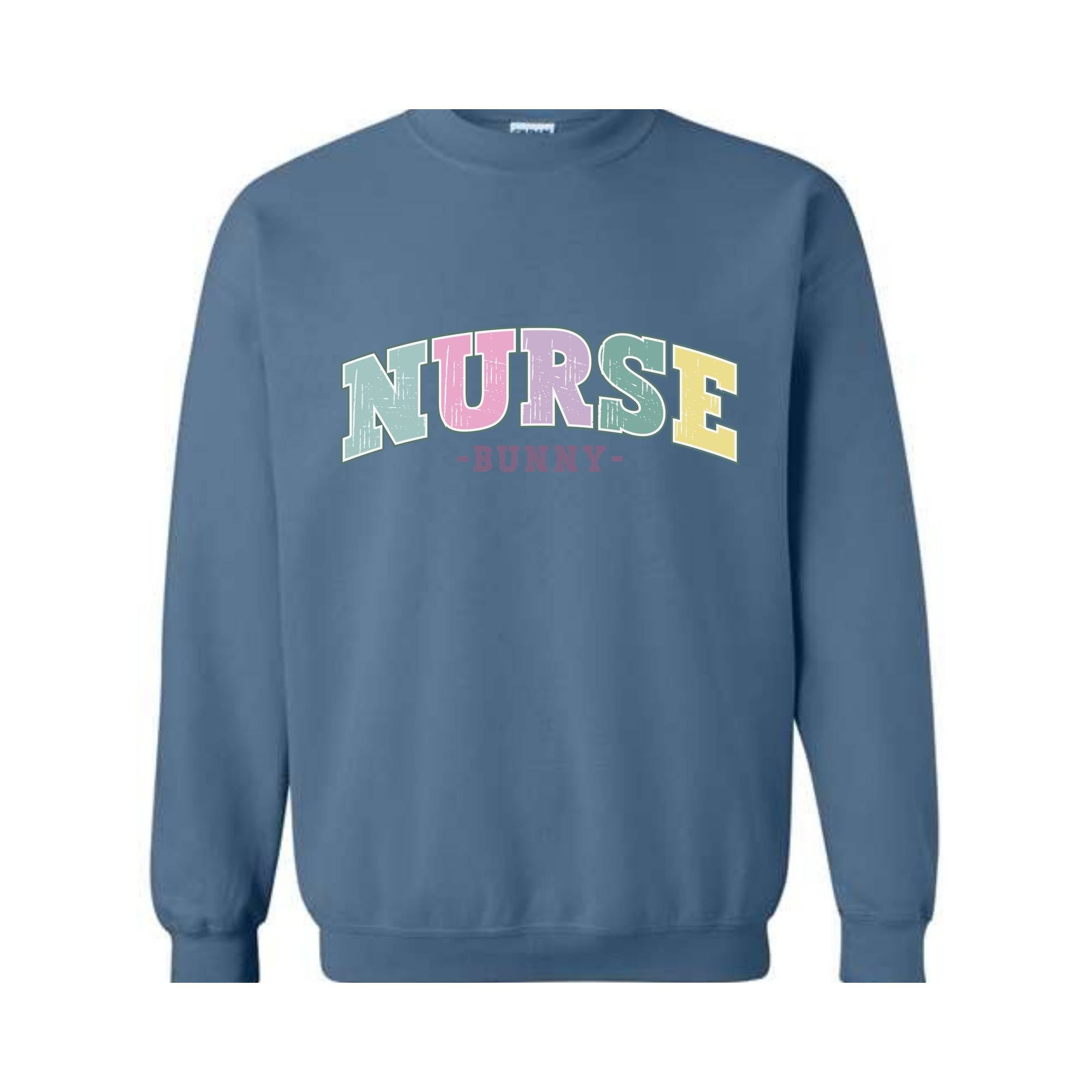 Nurse Bunny Sweatshirt, Cute Nurse Sweatshirt, Easter Nurse, Nurse Easter Sweatshirt, Nurse Appreciation, Nurse Life, Easter Squad