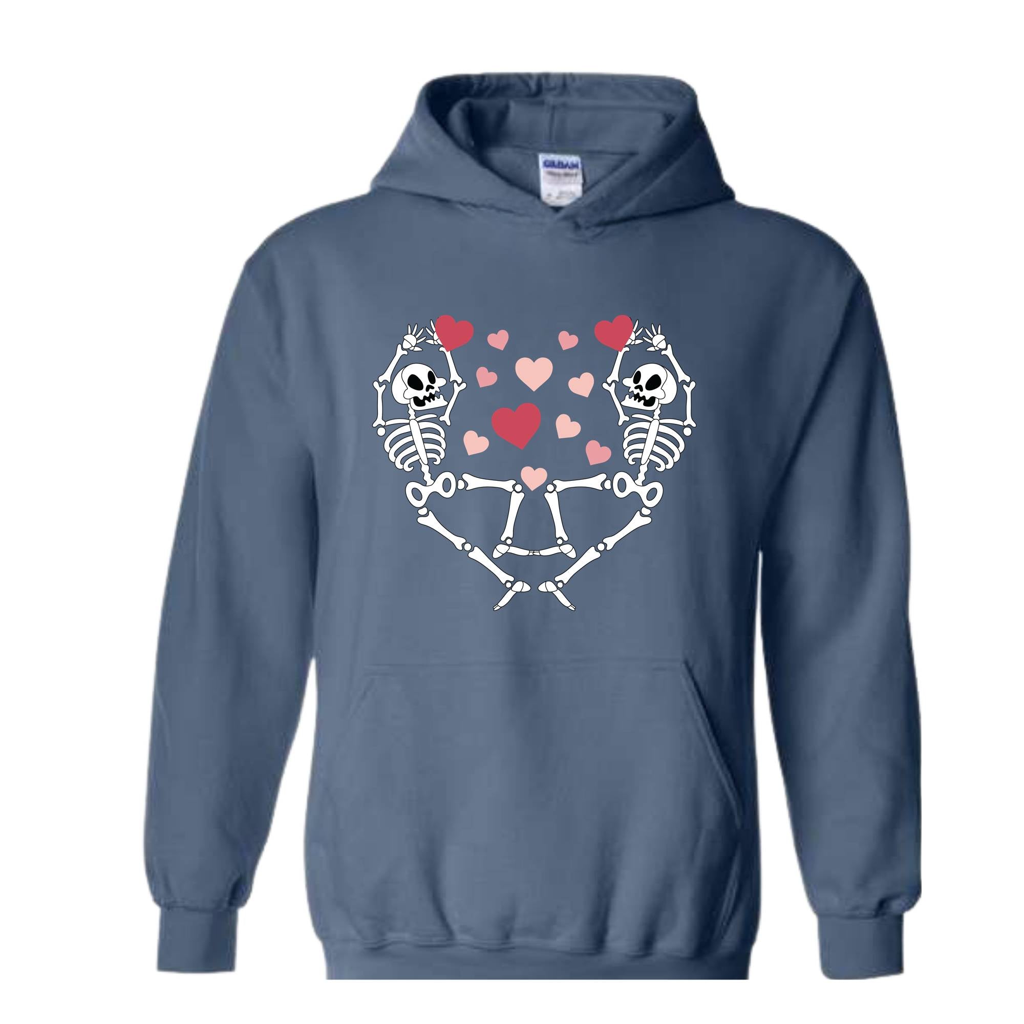 Dancing Skeletons Valentine's Sweatshirt, Retro Valentine's Sweatshirt, Valentine's Sweatshirt, XOXO Sweatshirt