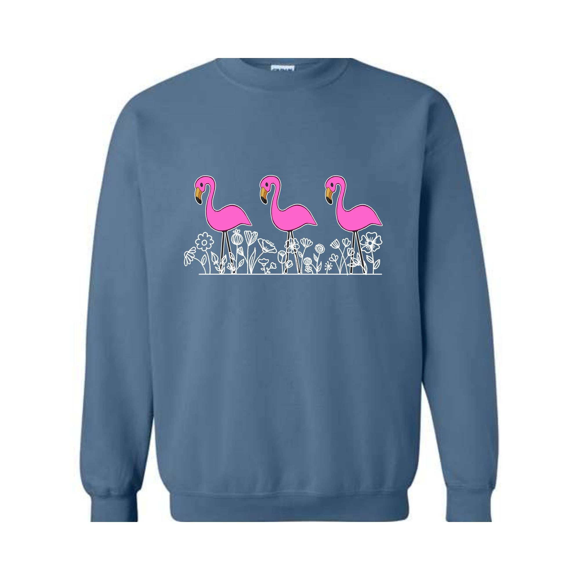 Animal Tropical Bird Pink Flamingo Sweatshirt, Flamingo Lover , Pink Flamingo Tee, Flamingo Lover Gift