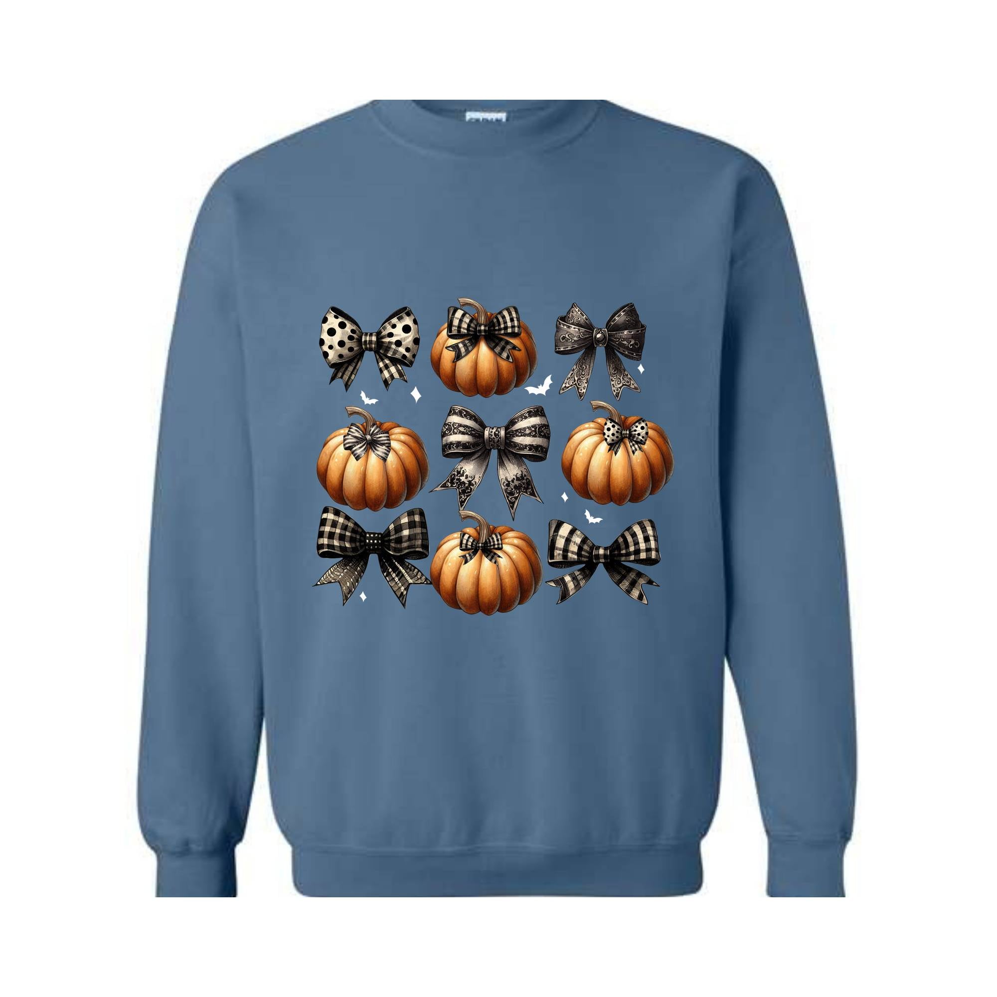 Coquette Halloween Sweatshirt, Pumpkin Sweatshirt, Halloween Crewneck, Halloween Gift, Pumpkin Spice Shirt, Spooky Season Sweater