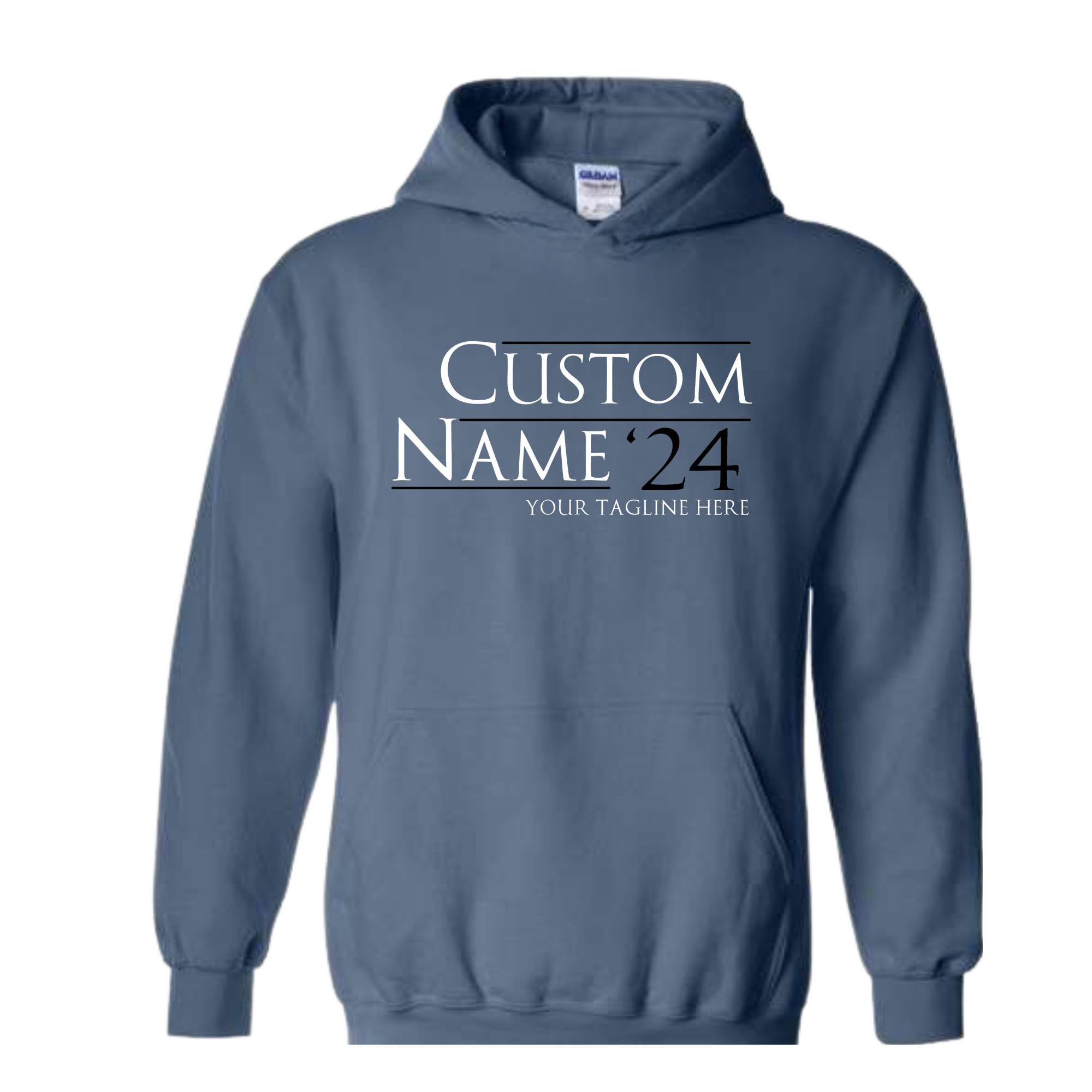 Custom 2024 Sweater, Personalized Election Hoodie, Campaign Sweatshirt, Bachelor Gift, Bridesmaid Sweater, Custom Election Sweater.