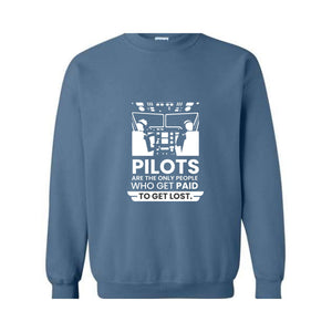 Funny Pilot Design For Men Women Airplane Airline Pilot Sweatshirt, Gift for Airplane Lover, Aviation , Funny Pilot Shirt