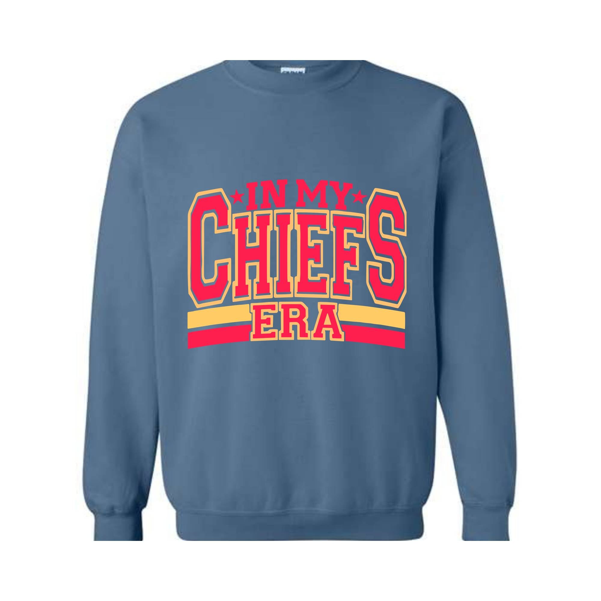 In My Chiefs Era Sweatshirt, Football Chiefs Sweat, Jersey Sweatshirt, Jersey 87 Sweat