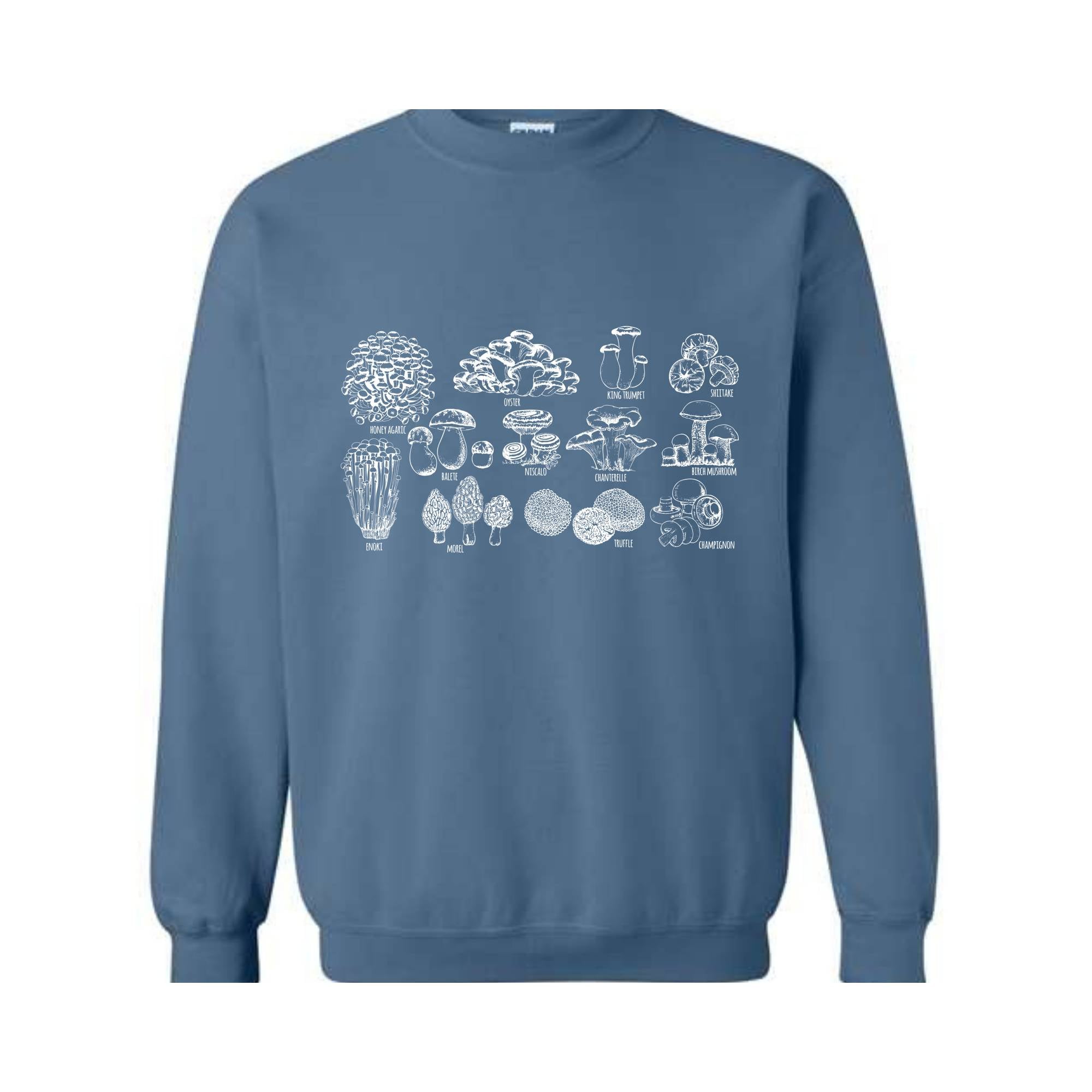 Vintage Mushroom Sweatshirt, Nature Lover Sweatshirt, Mushroom Collector Sweatshirt, Gardener Sweatshirt, Cottage Core Sweatshirt