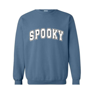 Spooky Sweatshirt, Halloween Sweatshirt, Halloween Gift Hoodie, Womens Halloween Sweatshirt, Spooky Season Shirt, Ghost Halloween