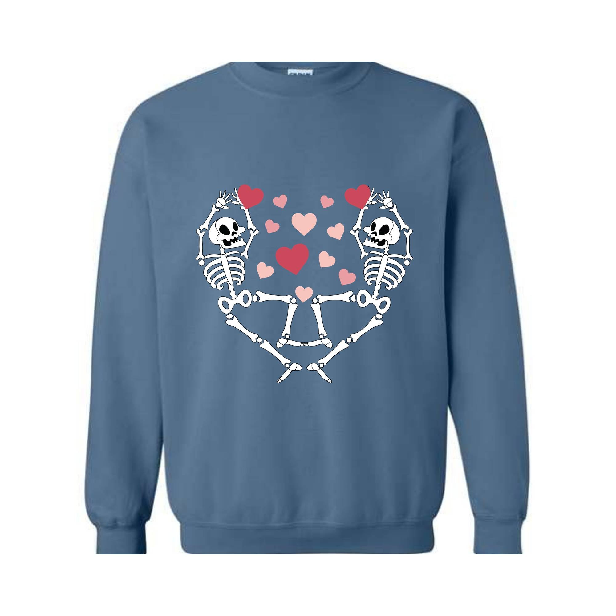 Dancing Skeletons Valentine's Sweatshirt, Retro Valentine's Sweatshirt, Valentine's Sweatshirt, XOXO Sweatshirt