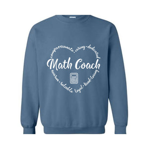 Math Coach Sweatshirt, Instructional Coach, Instructional Math Coach, Math Teacher Tee, Math Coach Tee