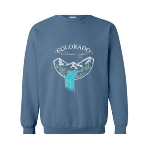 Colorado Sweatshirt, Colorado Mountains Hoodie, Colorado State Sweatshirt, Colorado Mountains Sweatshirt