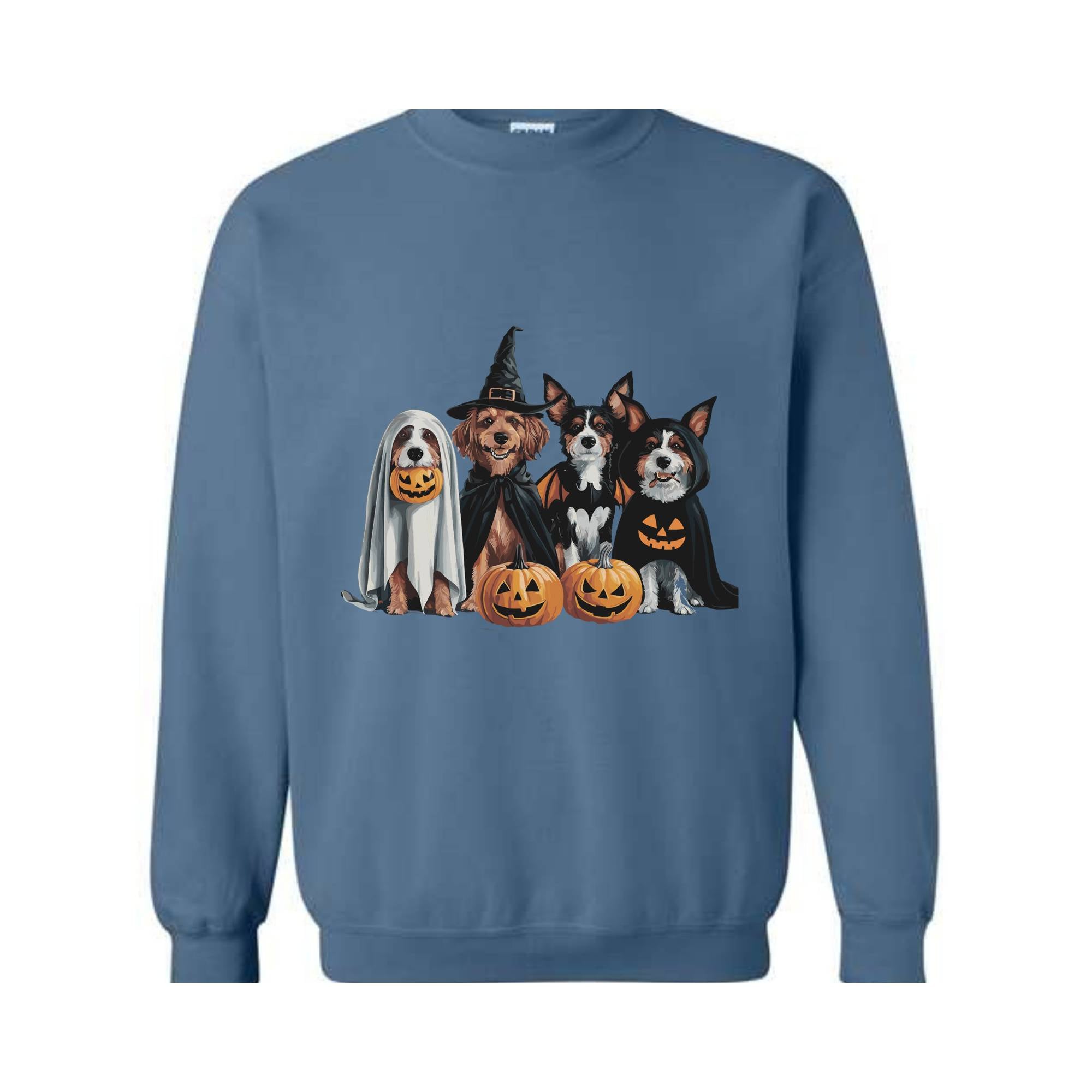 Black Labrador Halloween Sweatshirt, Ghost Dogs Sweatshirt, Halloween Dog, Halloween Shirts, Fall Sweater, Spooky Season, Dog Lover Gift