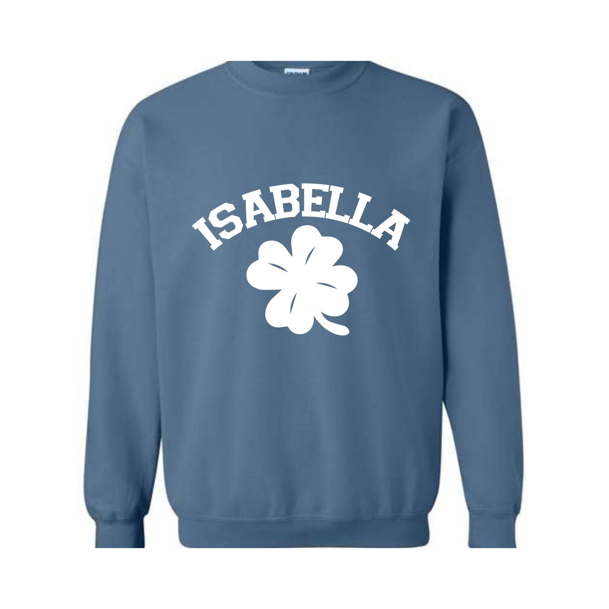 Custom Shamrock Sweatshirt, Personalized Name Hoodie, Custom St Patrick's Day Sweatshirt, Irish Hoodie, Vintage St Patrick's Shirt