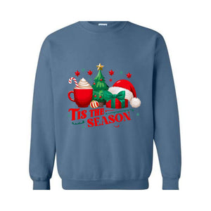 Tis The Season Sweatshirt, Christmas Tis The Season Sweatshirt, Merry Christmas Shirt, Christmas Sweatshirt, Cute Winter Sweatshirt