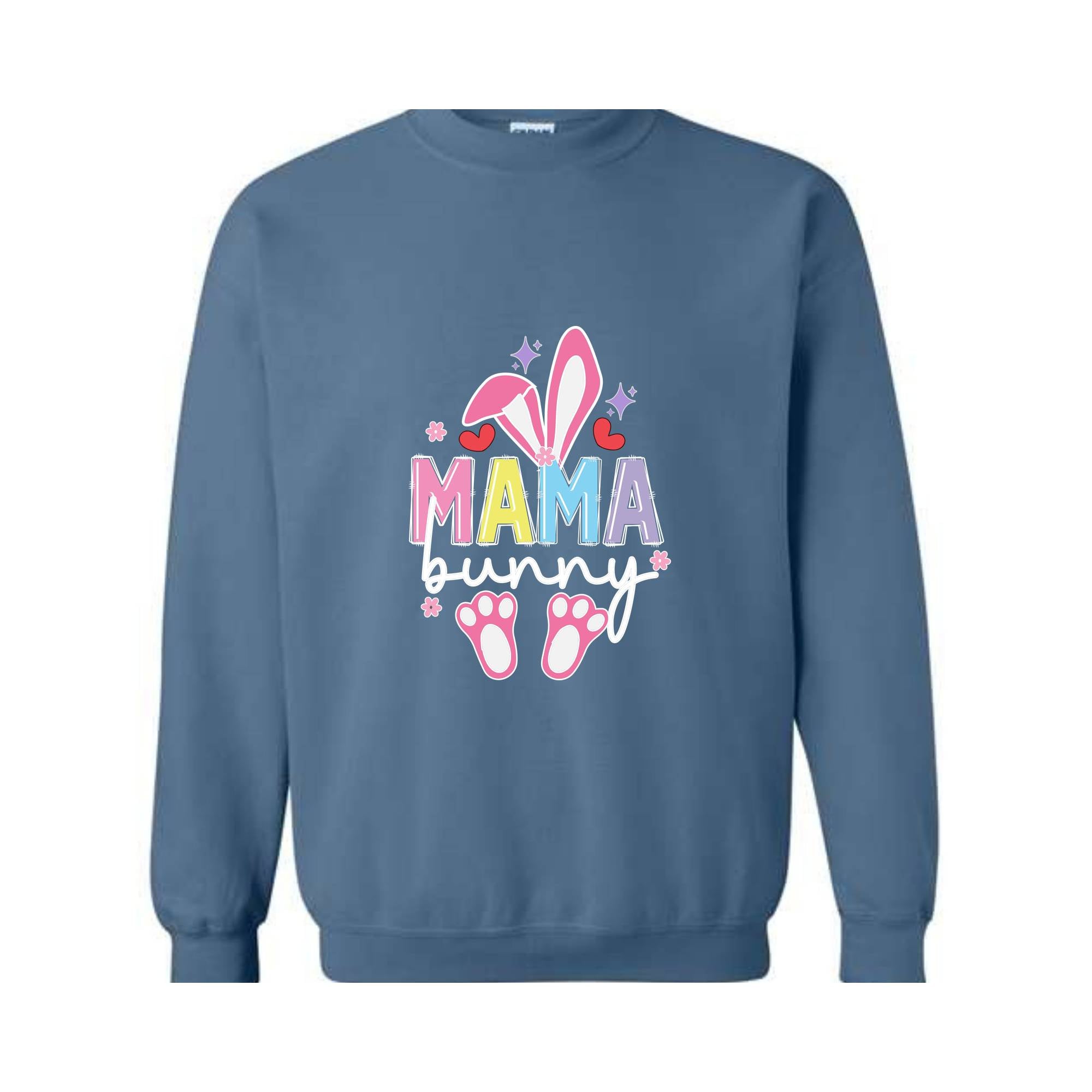 Mama Bunny Sweatshirt, Easter Sweatshirt, Easter Mom Sweatshirt, Mom Easter Day Gift, Bunny Sweatshirt, Happy Easter Day, Rabbit Sweatshirt