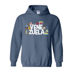 Venezuela Sweatshirt, Libre Latinx Hoodie, Venezuelan Flag Hoodie, Traveler Hoodie, Pride Hoodie, Latino Flag Gift, Chingona Tee