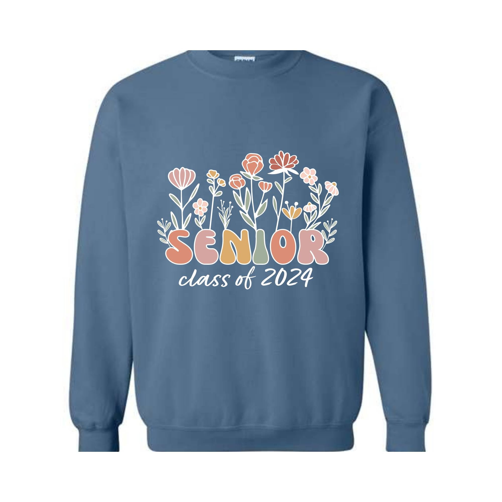 Senior Class of 2024 Sweatshirt, Senior Hoodie, Class of 2024 Sweater, Graduation 2024, High School Sweater, University 24 Hoodie