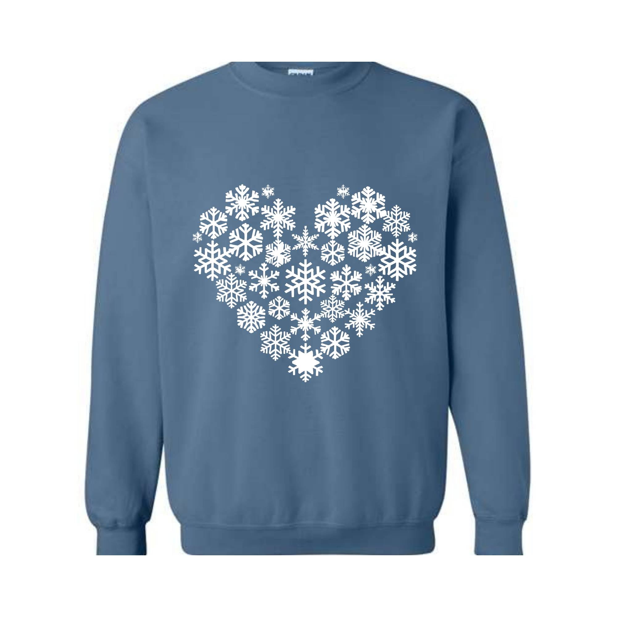 Snowflake Sweatshirt, Christmas Sweatshirt, Women Holiday Shirt, Snow Flake Sweater, Snow Sweatshirt, Christmas Gift Shirt, Winter Shirt