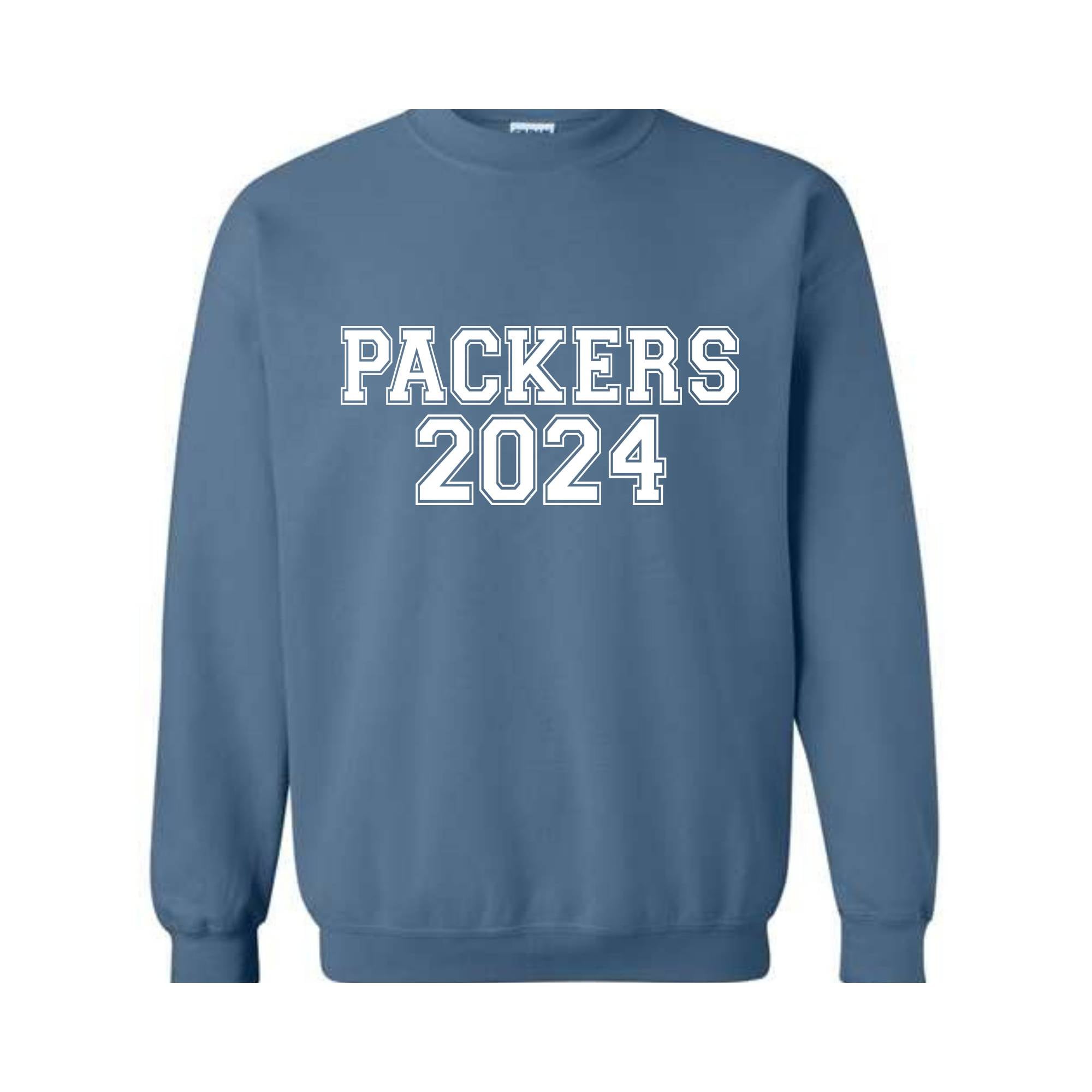 Team Mascot Sweatshirt, Packers Team Sweat, Mascot Crewneck, School Team Spirit, Packers Sweatshirt, Packers Football