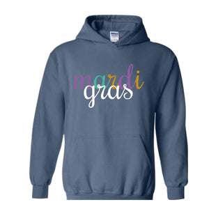 Retro Mardi Gras Hoodie, Mardi Gras Sweatshirt, New Orleans Sweatshirt, Fat Tuesday Outfit, Women Mardi Gras Sweatshirt, Mardi Gras Sweater