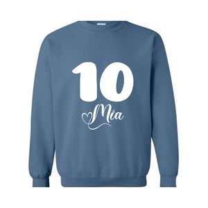 Custom I'm The Birthday Girl It's Me Birthday Sweatshirt,  Swift Birthday Girl Sweatshirt, Personalized Gift