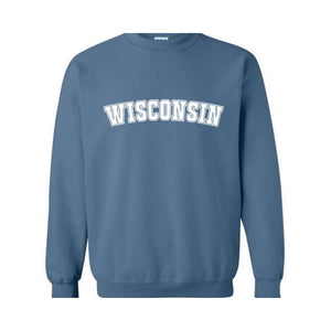 Wisconsin Sweatshirt, Wisconsin, Wisconsin State, Wisconsin Gifts, Wisconsin Sweater, Wisconsin Gift, Wisconsin Crewneck