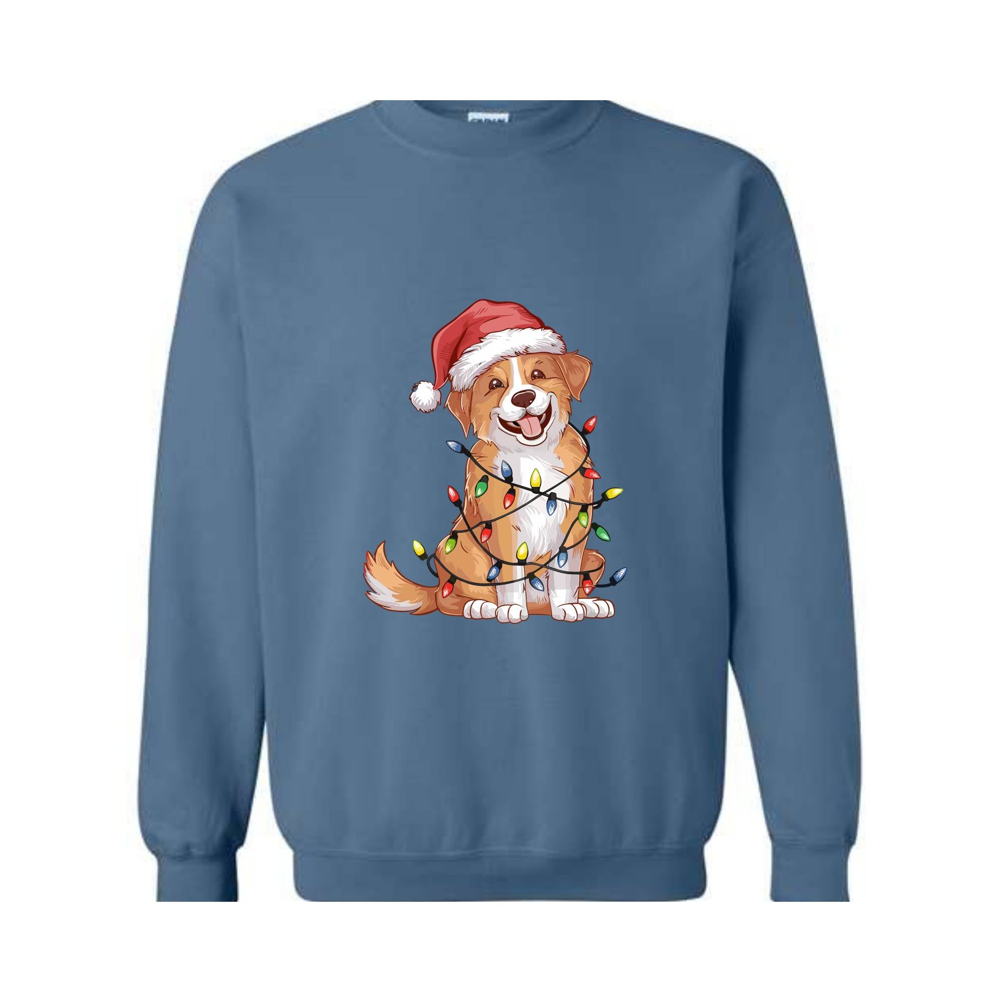 Festive Labrador Christmas Sweatshirt, Santa Labrador Sweater, Christmas Labrador Sweatshirt, Labrador Dog Lover Gift