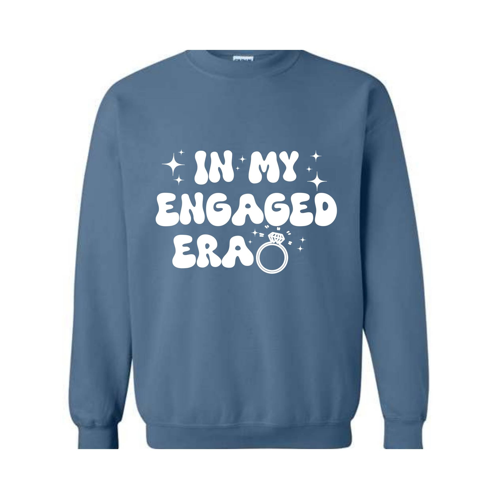 Future Mrs Sweatshirt, In My Engaged Era Sweatshirt, Custom Future Mrs Sweater, Custom Bridal Sweater