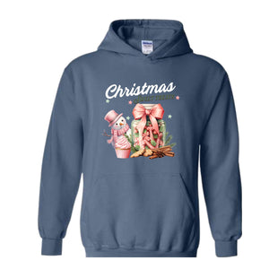 Christmas Sweat Treats Hoodie, Cute Christmas Hoodie, Christmas Gift, Christmas Party, Snowman Hoodie, Women Christmas