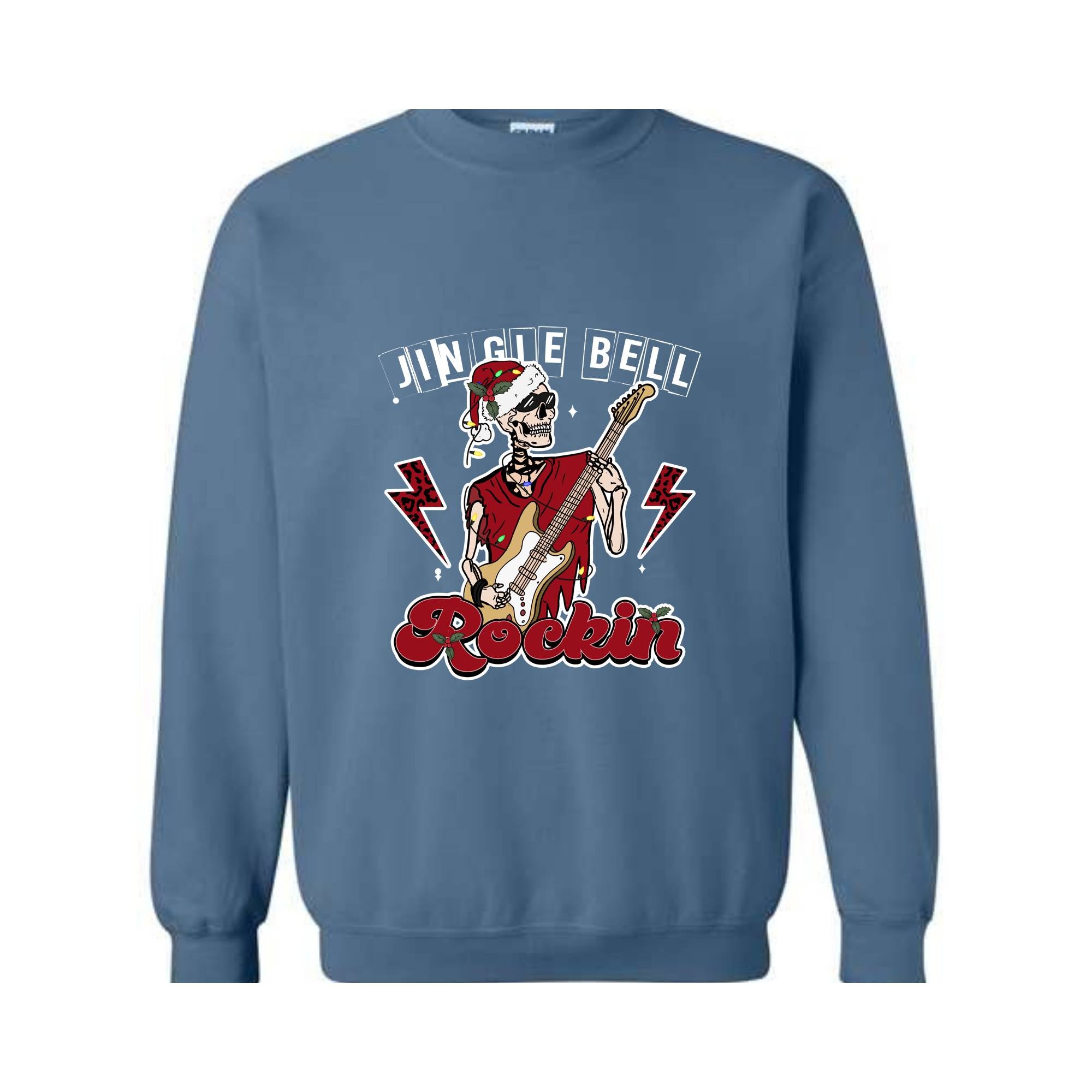 Jingle Bell Rockin Sweatshirt, Christmas Sweatshirt, Christmas Gifts, Christmas Rock Sweatshirt