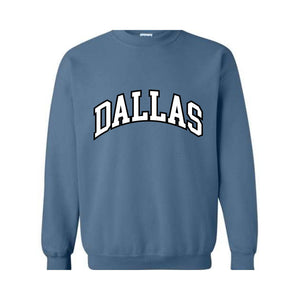 Team Mascot Sweatshirt, Dallas Team Sweatshirt, Dallas Team Spirit Sweatshirt, Dallas Fan Sweatshirt, Dallas School Sweatshirt