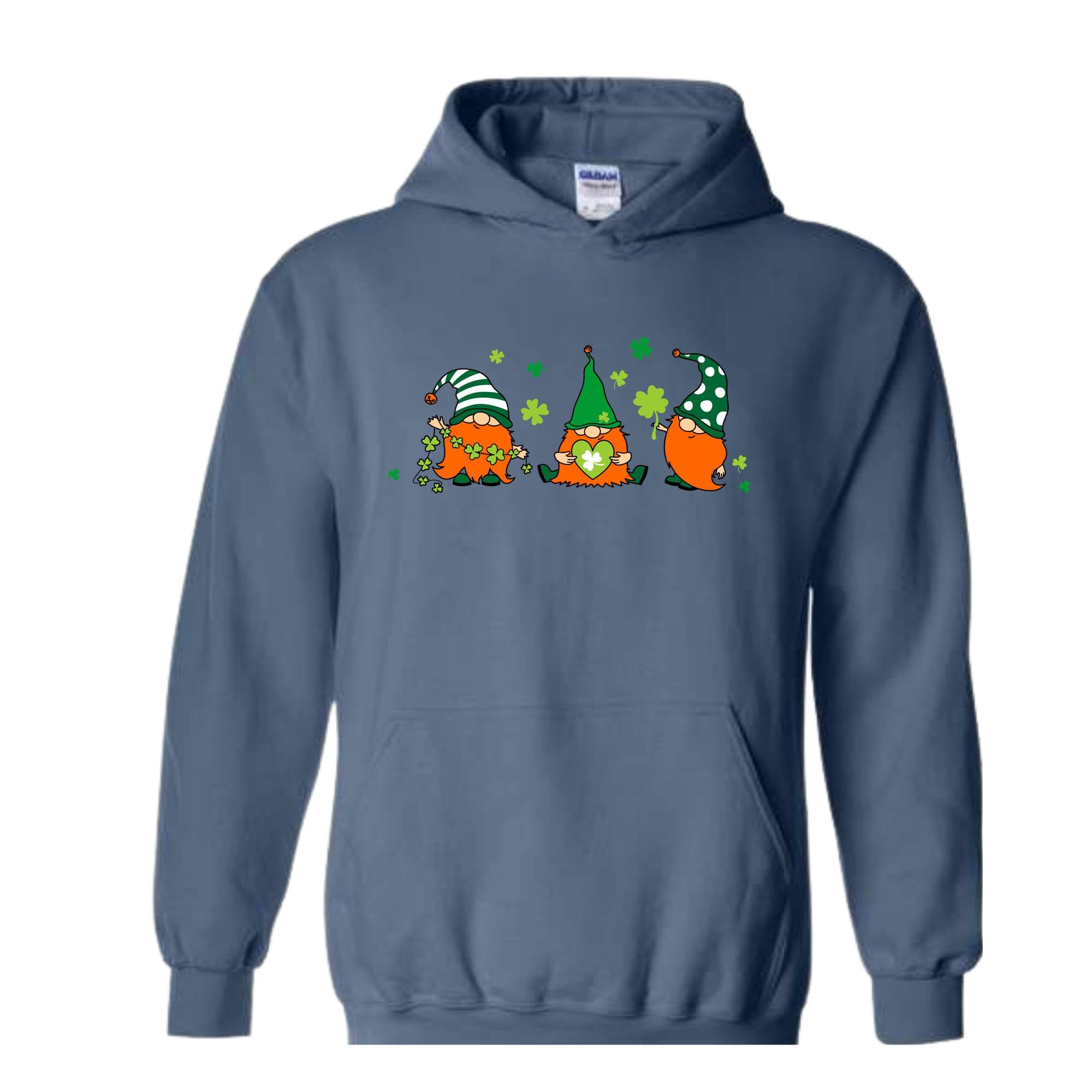 Shamrock St Patricks Day Sweatshirt, Lucky Clover Sweater, Irish Green Shirt, Festive Apparel, Lucky