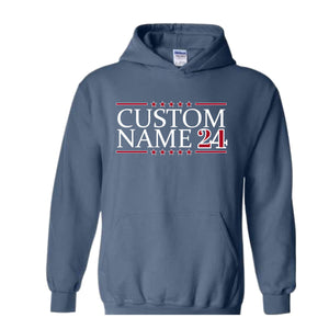 Custom Election 2024 Sweatshirt, Custom USA Election Day Hoodie, Custom President Sweatshirt, Custom Political Sweatshirt, Custom Elec