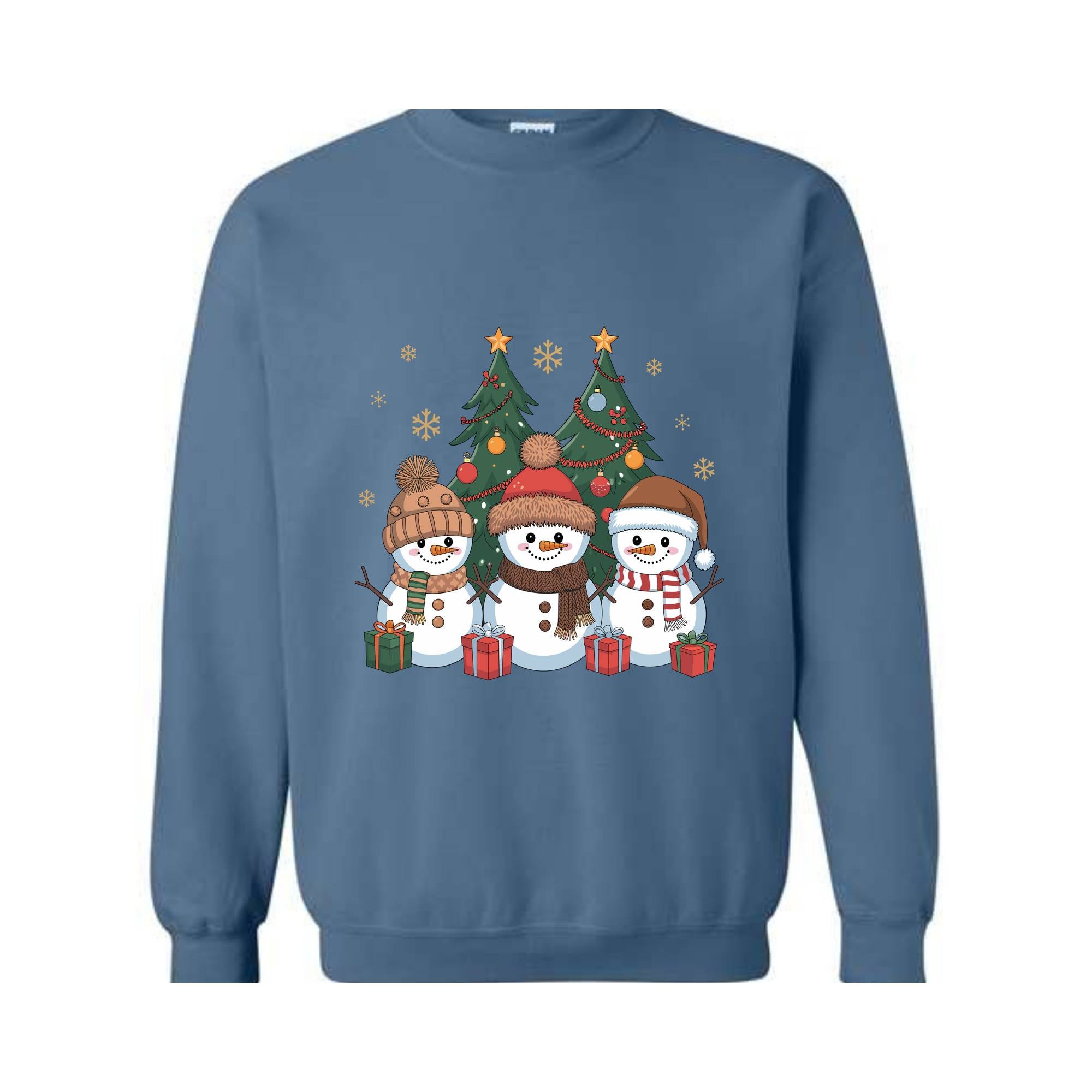 Snowman Sweatshirt, Christmas Sweatshirt, Cute Snowman Hoodie, Santa Hoodie, Christmas Hoodie, Cute Christmas Hoodie, Winter Sweat